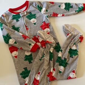 Carters 5T Fleece Footie Pajamas